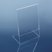 A6 еднолицева наклонена стойка за лист – за QR кодове, цени и информация