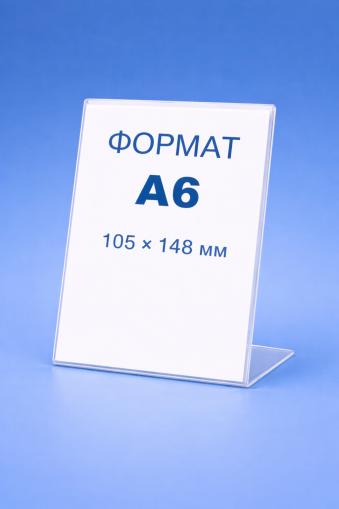 acrylic L-display A6